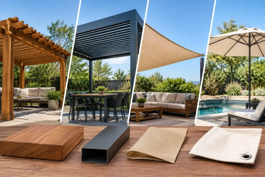 Top Backyard Shade Structure Materials Compared
